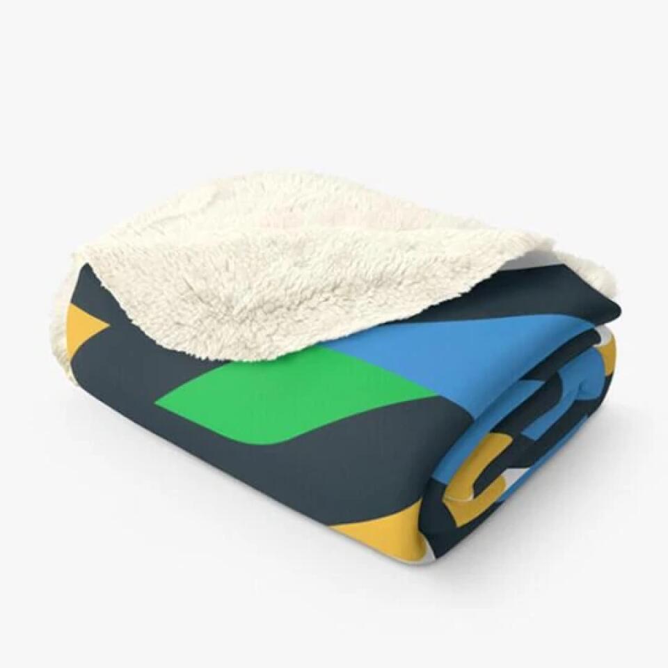 Personalized Camping Pillow Cover/Fleece/Quilt Blanket - Couple With Up to 2 Kids And 3 Pets - Gift Idea For Camping Lover - Making Memories One Campsite At A Time