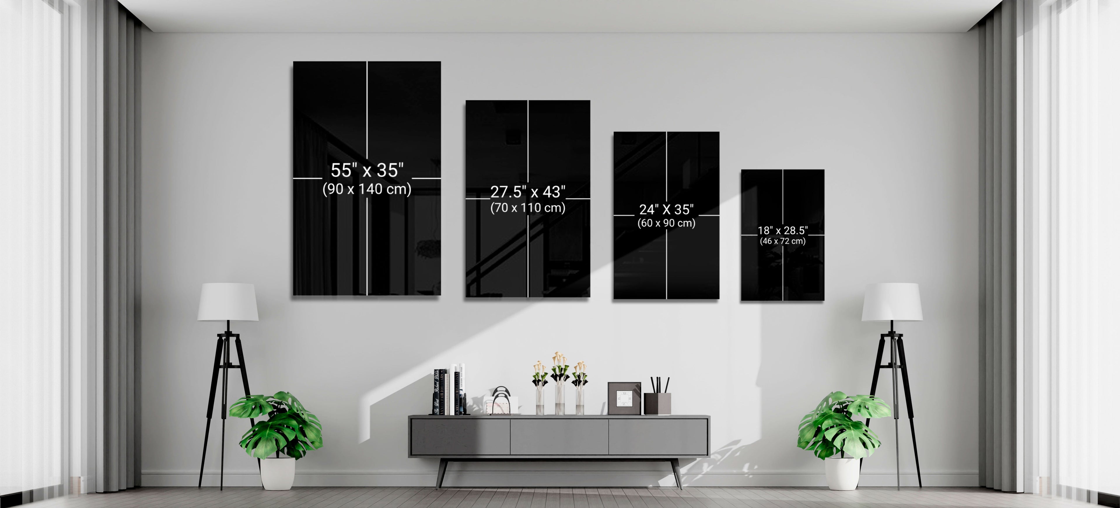 Blown Away Glass Wall Art